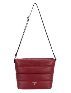 David Jones kabelka crossbody QUILTED vínová bordó 6608