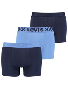 Levi's 3PACK pánské boxerky Levis modré