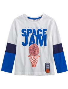 Chlapecké tričko SPACE JAM SLAM DUNK bílé