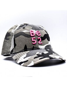 Kšiltovka BE52 Camo Black/Pink