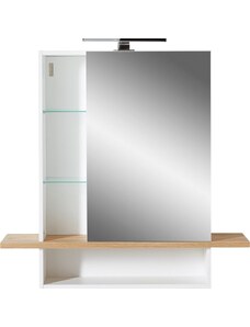 Bílá zrcadlová skříňka GEMA Numenor 91 x 90 cm
