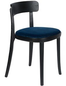 Modrá jasanová jídelní židle DUTCHBONE Brandon