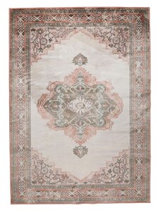 Růžový koberec s orientálními vzory DUTCHBONE Mahal 200x30 cm