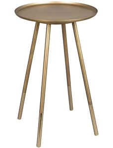 Mosazný odkládací stolek DUTCHBONE Eliot 37 cm