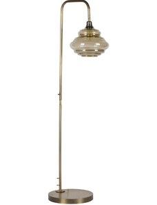 Hoorns Kouřová mosazná stojací lampa Brend 154 cm