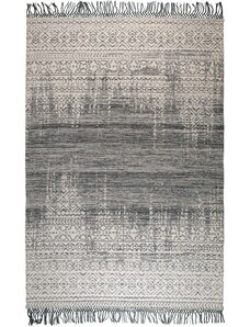 White Label Ručně tkaný šedo béžový koberec WLL LIV 200 x 300 cm