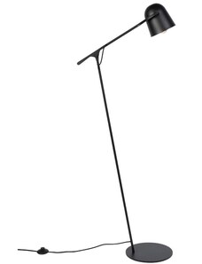 Černá kovová stojací lampa ZUIVER LAU 131 cm