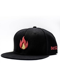 Kšiltovka BE52 Snapback Flame Black