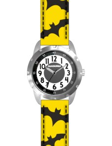 CLOCKODILE Svítící žluto-černé chlapecké dětské hodinky CLOCKODILE SUPERHERO CWB0050