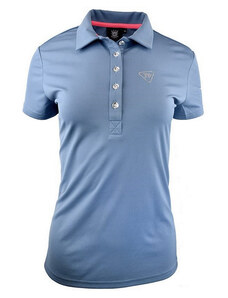 Tony Trevis dámské golfové tričko Swarovski elements - šedé