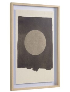 Béžový abstraktní obraz Kave Home Naira 90 x 60 cm