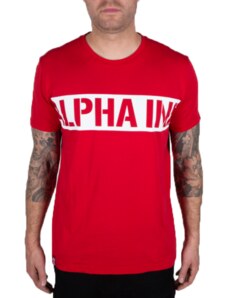 Alpha Industries Printed Stripe T (Speed Red) L