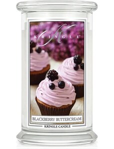 Kringle Candle – vonná svíčka Blackberry Buttercream (Ostružiny a máslový krém), 624 g