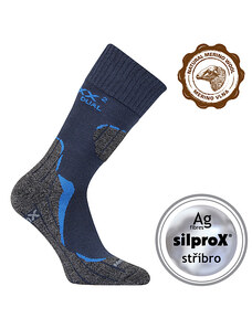 Ponožky Voxx Dualix tm. modrá