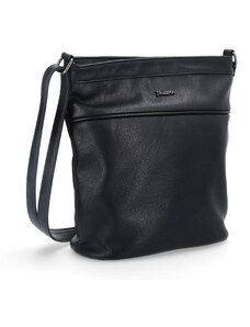 Kabelka ze syntetické kůže crossbody Tangerin černá 8005 C