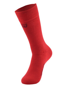 Walkee ponožky z merino vlny - Červené Barva: Červená, Velikost: 39-42