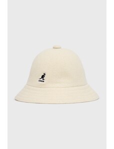 Vlněný klobouk Kangol béžová barva, vlněný, K3451.WH103-WH103