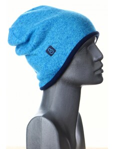 BajaDesign zimní svetrová čepice pro ženy, kr. modrá + tm. modrá vel. L