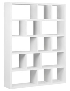Matně bílá knihovna TEMAHOME Berlin 5 150 x 34 cm