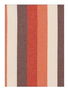 A.Weinberger s.r.o. Pestře tkaná látka -hnědá ,oranžová,béžová ,3,5 cm pruh