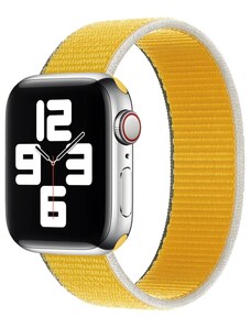 Crested Slunečný provlékací řemínek na suchý zip pro Apple Watch 38, 40 a 41 mm
