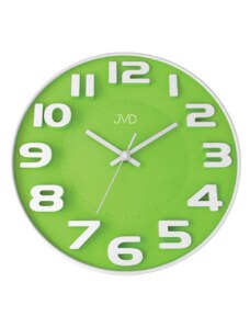 JVD Dětské zelené čitelné nástěnné hodiny JVD HA5848.1
