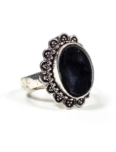 Milujeme Kameny Prsten s černým turmalínem