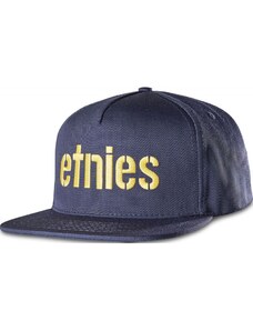 KŠILTOVKA ETNIES Corp Snapback - modrá