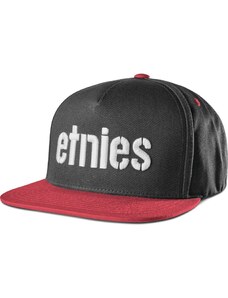 KŠILTOVKA ETNIES Corp Snapback - černá