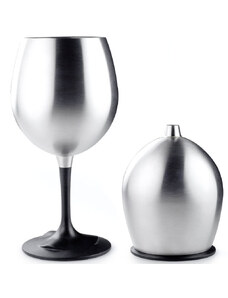 GSI Outdoors Glacier Stainless Nesting Wine Glass