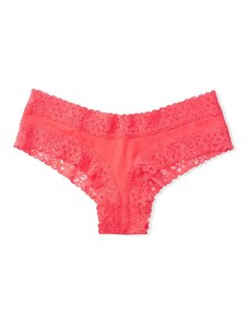 Victoria´s Secret Victoria's Secret krajkové kalhotky Stretch Cotton Lace-waist Cheeky Panty