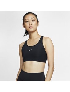 Nike Swoosh Womens Medium-Support 1-Piece Pad Sports Bra BLACK