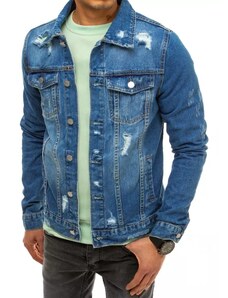 Dstreet Pánská džínová bunda Adam modrá TX3633