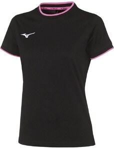 Dámské tričko Mizuno Tee 32EA724009 Black-Pink Fluo