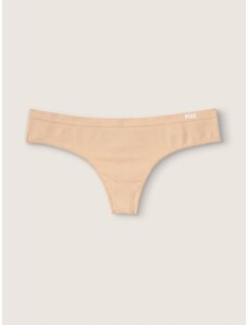 Victoria's Secret PINK tělová bezešvá tanga Seamless Thong Panty