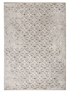 Světle šedý koberec ZUIVER YENGA 160x230 cm s černými vzory