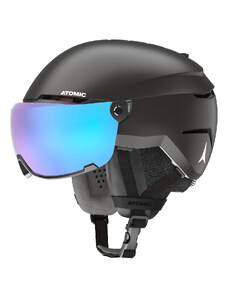 Lyžařská helma se štítem Atomic Savor Visor Stereo Black