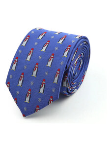 Amparo Miranda Vánoční kravata Viola Blue 8137-31