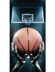 Jerry Fabrics Bavlněná froté osuška 70x140 cm - Basketbal
