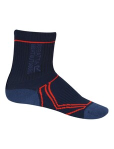 Chlapecké ponožky Regatta TREKTRAIL červená/modrá