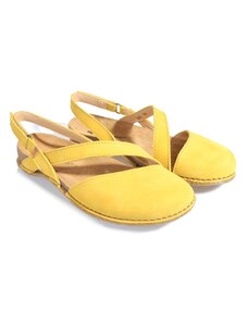 Dámské kožené sandály El Naturalista N5813 žlutá