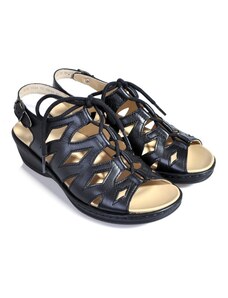 Dámské kožené sandály Ara 12-39025 černá