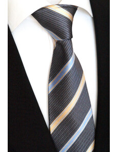 Luxusní antracitová kravata Beytnur 204-1