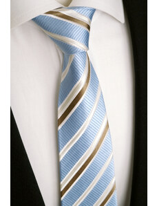 Exkluzivní modrá kravata Beytnur 90-2 extra jemná
