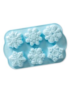 Mini bábovičky sněhové vločky 6 js Nordic Ware Frozen 2 | modré
