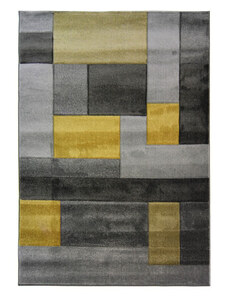 Flair Rugs koberce Kusový koberec Hand Carved Cosmos Ochre - 80x150 cm