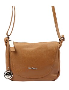 Kožená crossbody kabelka Pierre Cardin FRZ 1721 camel