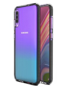 IZMAEL.eu Pouzdro Spring clear TPU pro Samsung Galaxy A70 černá