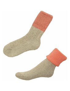 Ponožky s ovčí vlnou Matex 838 Helena Merino losos