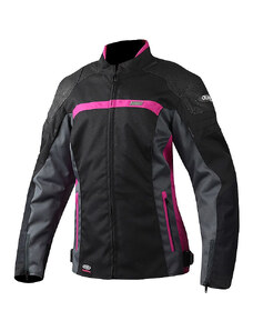 Dámská bunda na moto XRC Pill WTP ladies jacket blk/pink - XS / černá